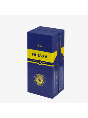 Gold Foil Liquor Hinged Box with Insert