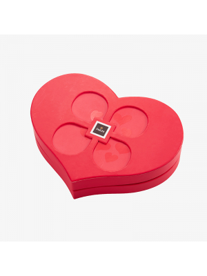 Pink Heart Shaped Box with Debossing