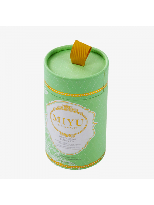 Round Shaped Tea Box with Handle