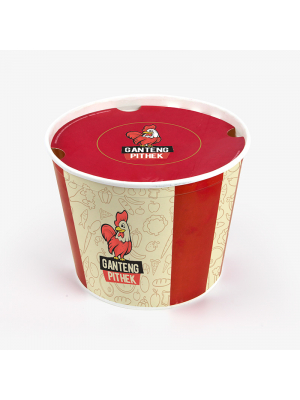Custom Printed Paper Food Buckets