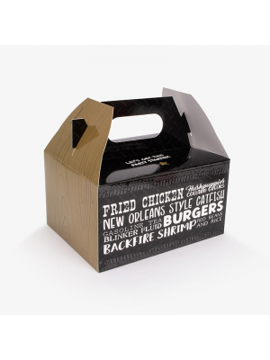 Fried Chicken Take-out Carrier Box
