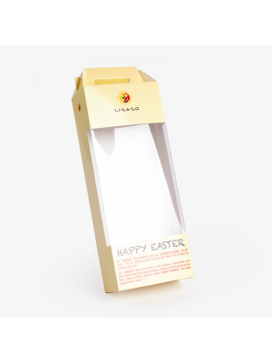 Yellow Candle Carrier with Window