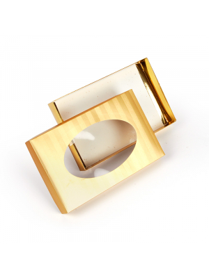 Gold Foil Boxes with Lids