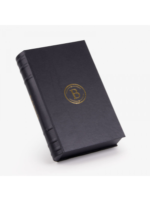 Book Style Box with Gold Logo