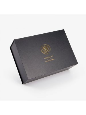 Flip Top Wine Box with Insert