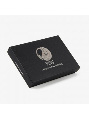 Leather Jewelry Lid-Off Box