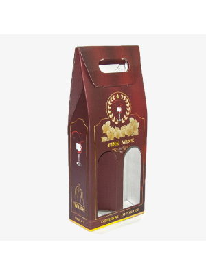 Custom Printed Wine Bottle Carrier