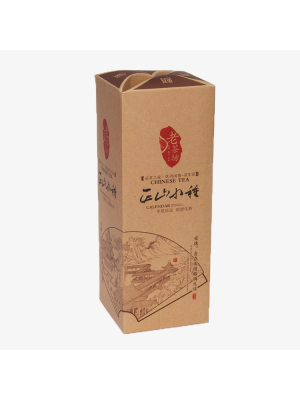 Kraft Tea Boxes with Petal Top