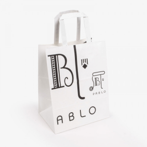 Paper Bags with Your Own Logo Food Take Away Brown kraft Paper Bag Wit –  Fastfoodpak