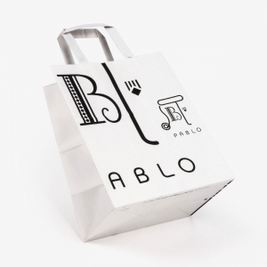 Paper Bags with Your Own Logo Food Take Away Brown kraft Paper Bag Wit –  Fastfoodpak