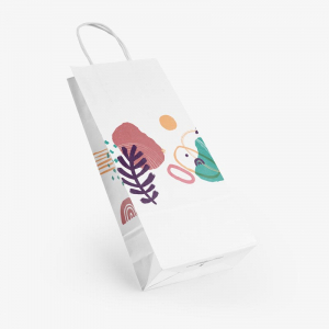 Personalized paper wine bags best sale