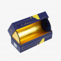 Gold Foil Liquor Hinged Box with Insert
