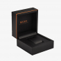 Double Black Lid-off & Hinged Watch Box with Insert