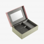 Textured Beauty Box with Insert and Mirror