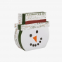 White Snowman Christmas Lid-off Box
