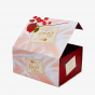 Collapsible Red Wedding Box with Ribbon