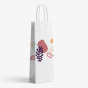 Paper Wine bottle bags with handles