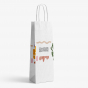 Paper Wine bottle bags with handles