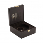 Metallic Clasp Lock Hinged Box