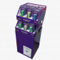 Violet Dump Bin With Stackable Trays