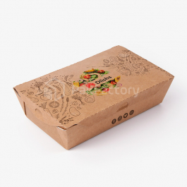 Boîte take-away front tuck