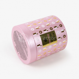 Custom Cosmetic Hair Dye Packaging Paper Tube With Ribbon