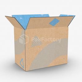 Corrugated 1-2-3 Bottom Slotted Container | PakFactory
