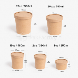 Custom Soup Paper Cups | PakFactory®