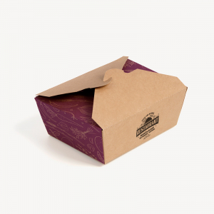 Custom Double Hook Paper Take Out Boxes