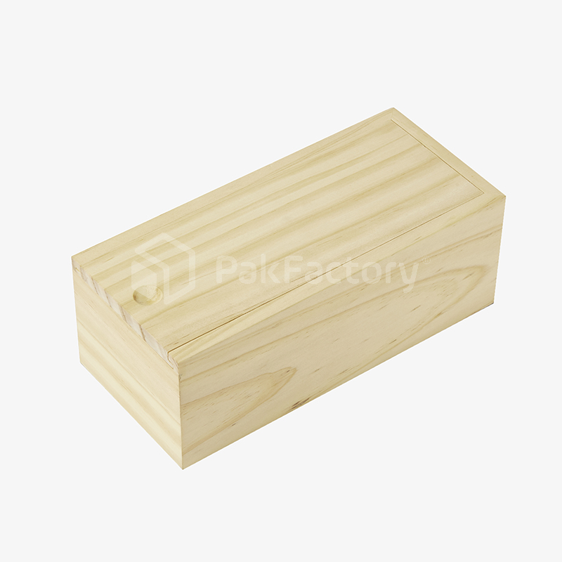 Wooden Slip Lid Twelve-Insert Box