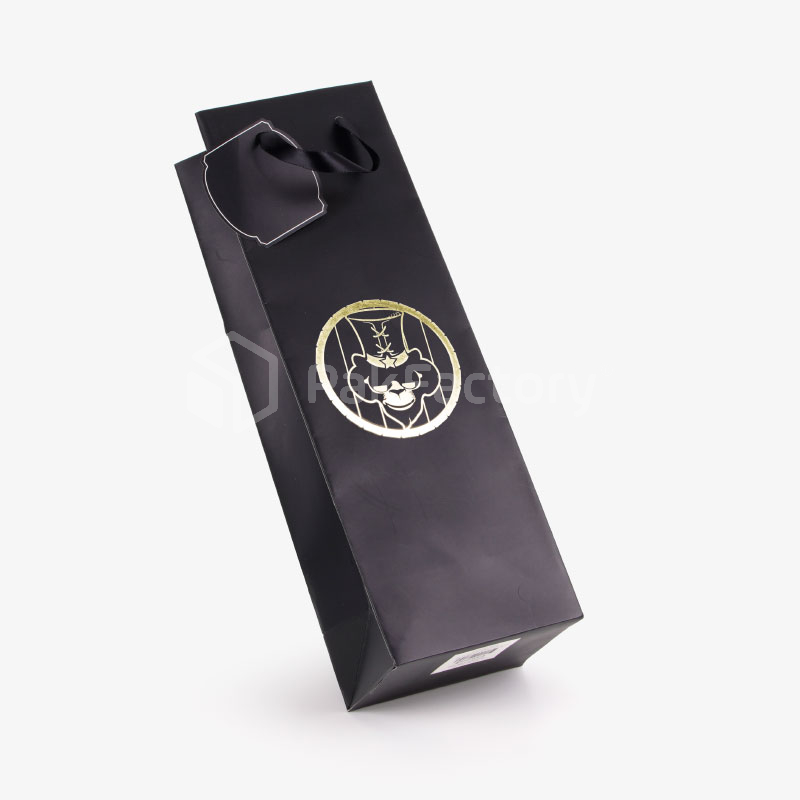 Custom Wine Gift Bag with Logo | PakFactory®