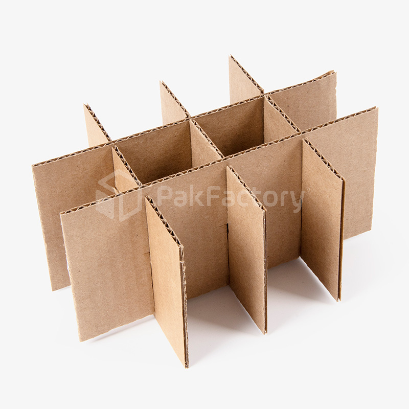 Custom Corrugated Box Divider Inserts Pakfactory