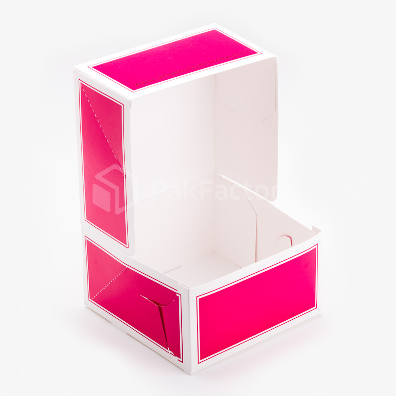 Custom Folding Cake Boxes PakFactory®