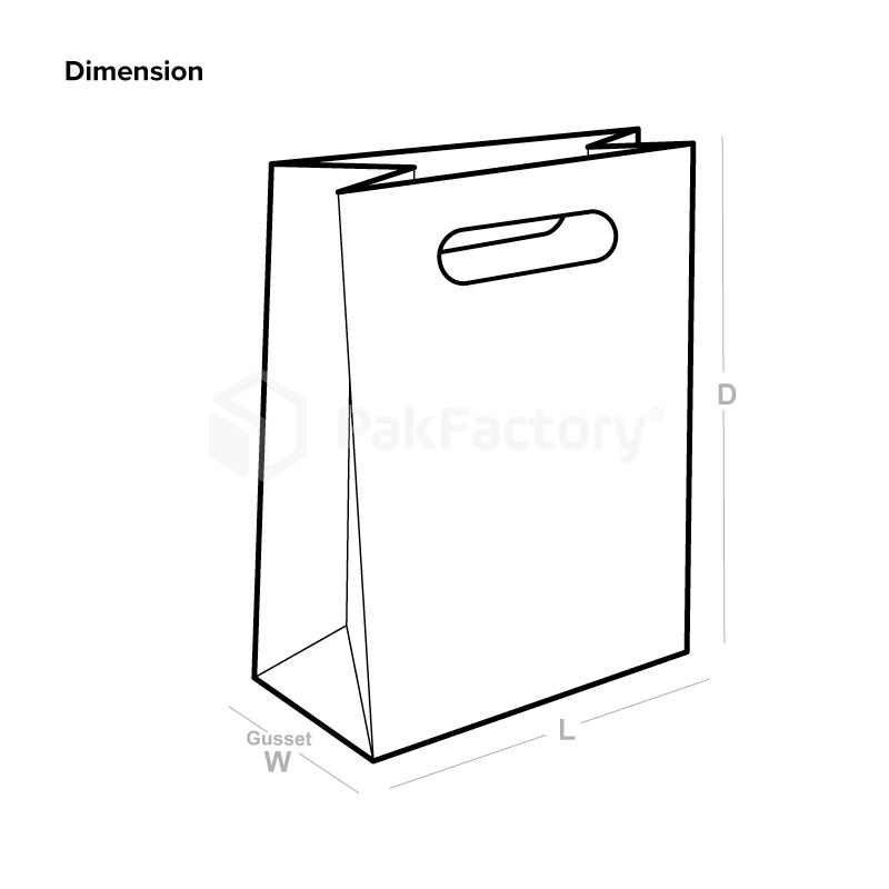 Custom Printed Die Cut Bags PakFactory®