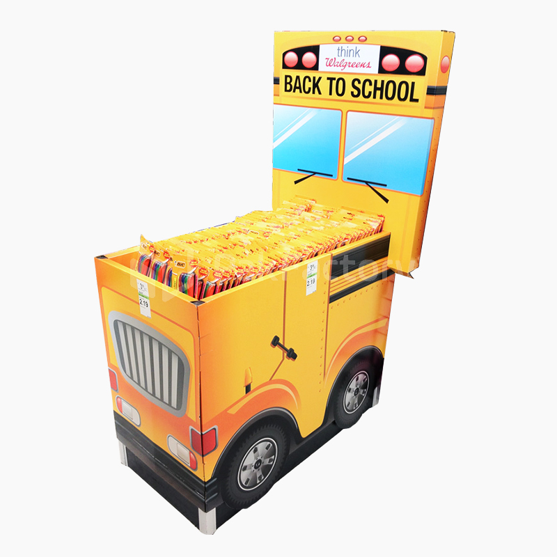 Yellow Dump Bin for School Supplies