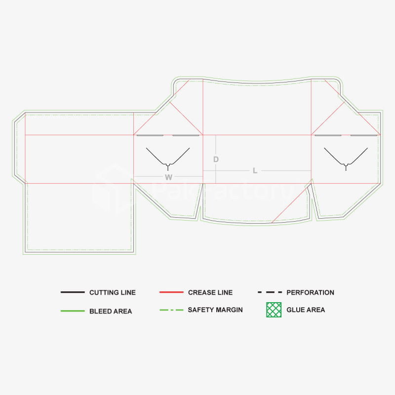 Custom Fold Lock Take Out Boxes Pakfactory®