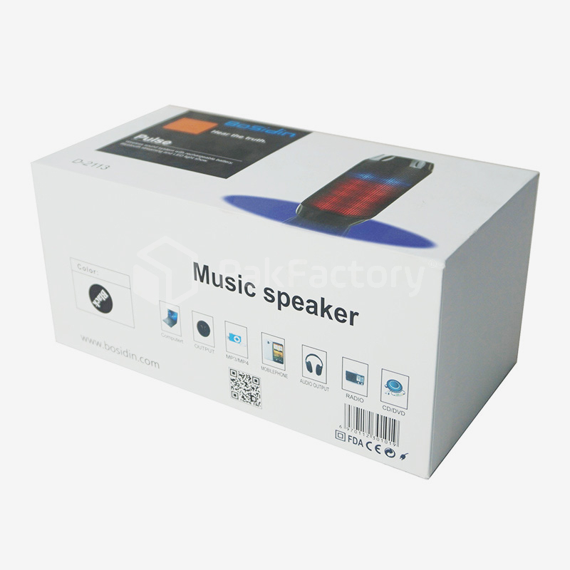 Full Closure Speaker Packaging Boxes