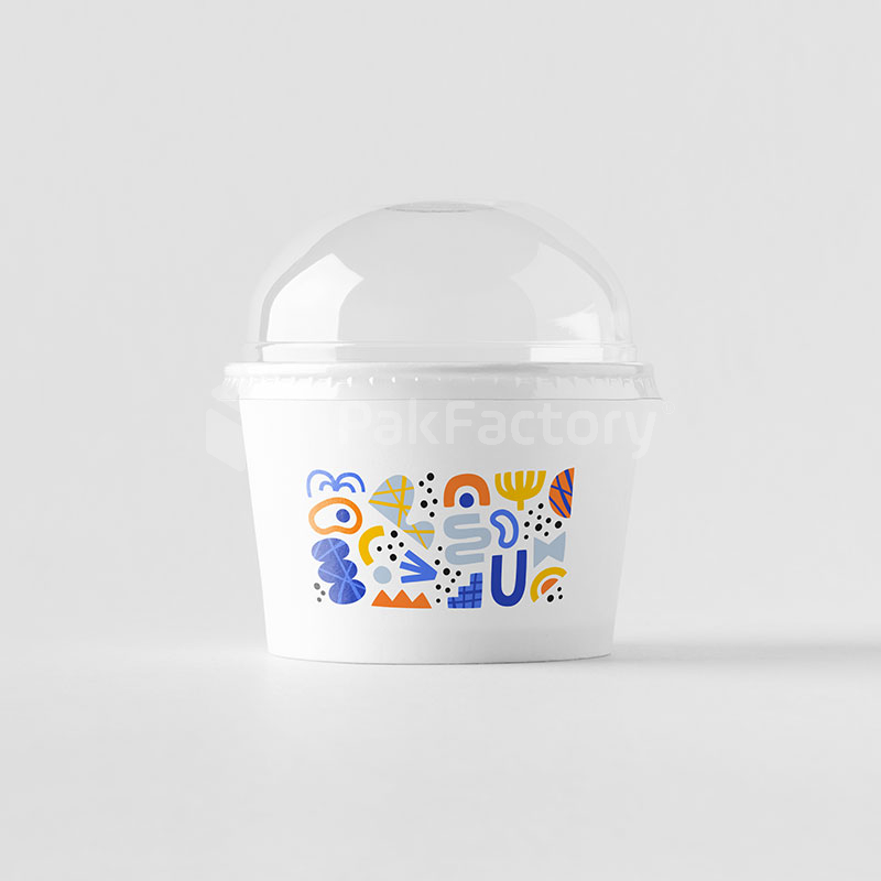 Custom Print Ice Cream Containers + Lids Combo – Custom Cup Factory