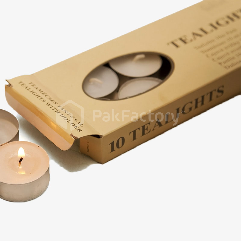 Tea Light Candle Packaging Boxes