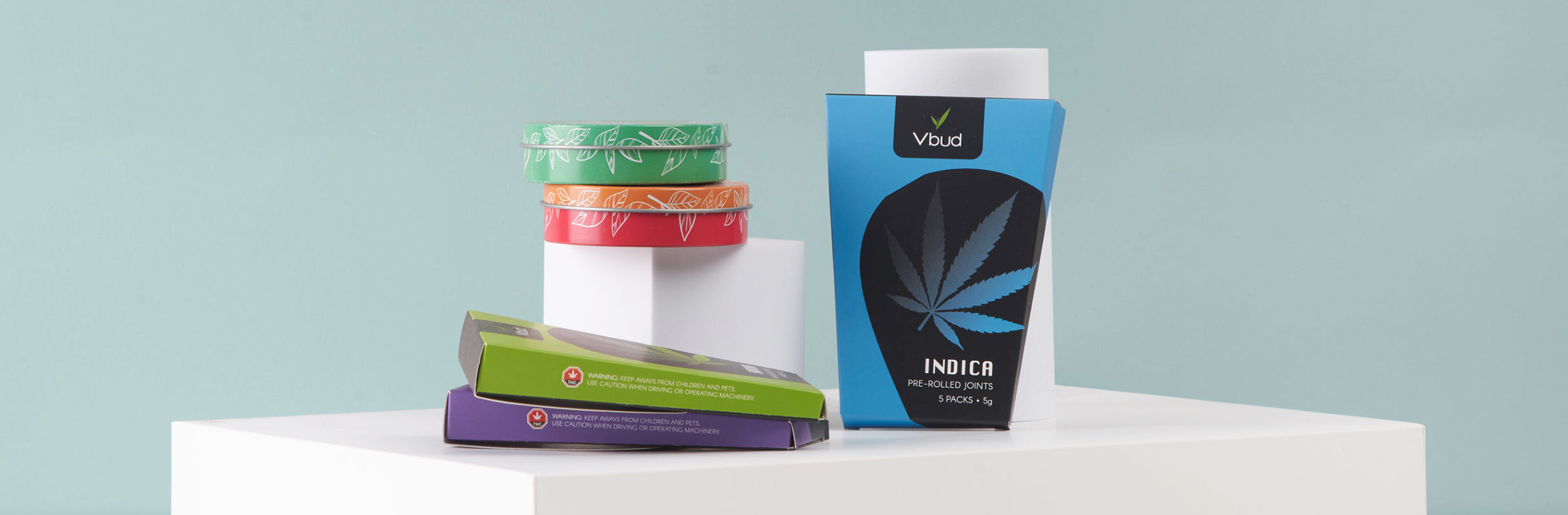 Master Custom Cannabis Packaging & Vapes Small Banner