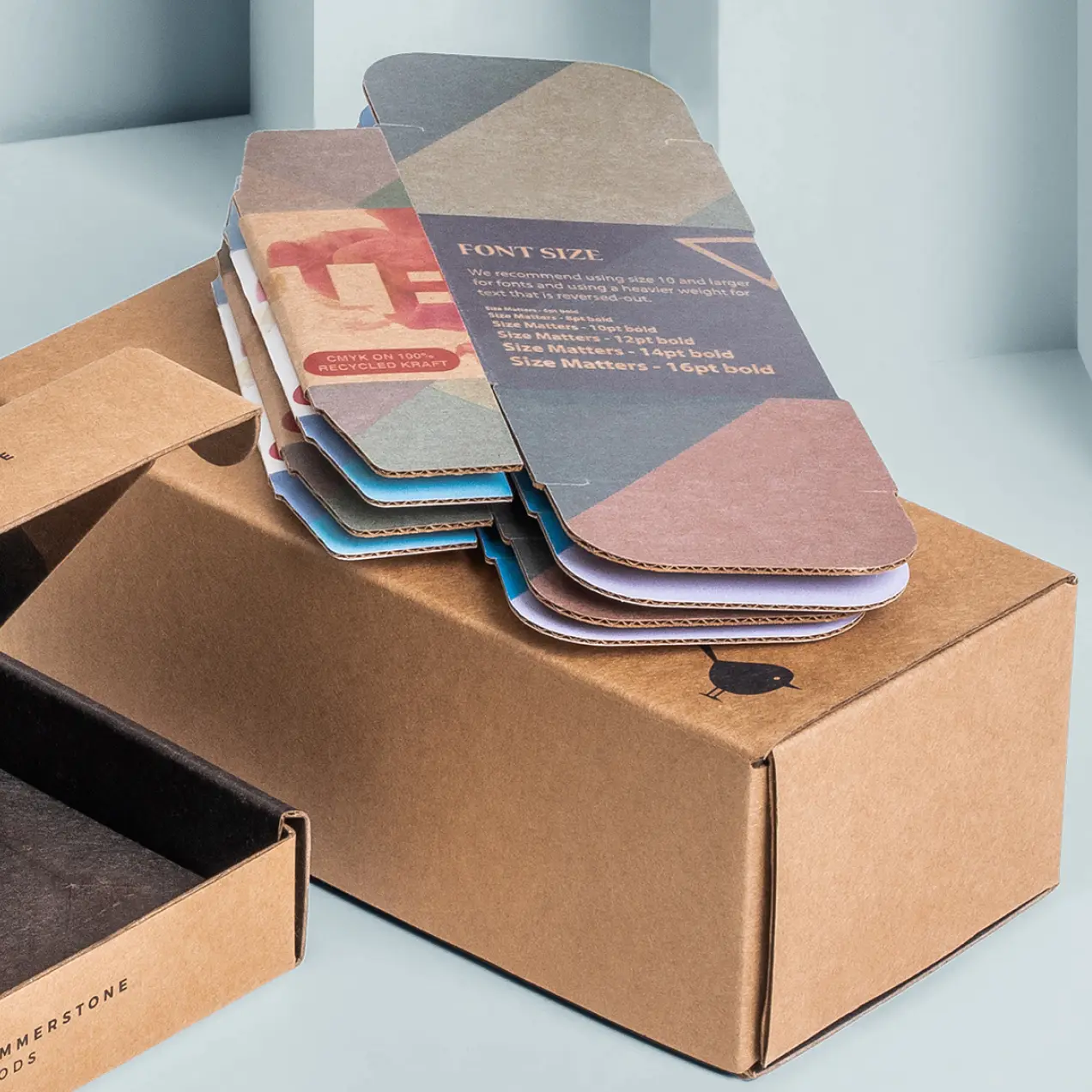 custom printed and size corrugated packaging solutions