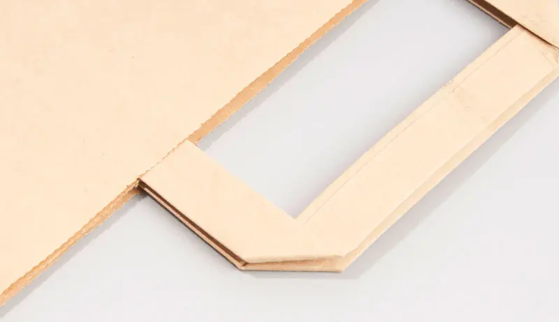 flat paper bag handle
