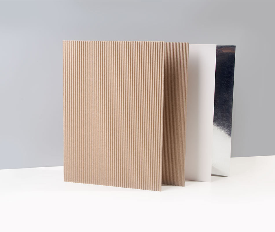 Duplex Chipboard One Side White Cardboard - Material & Option Library