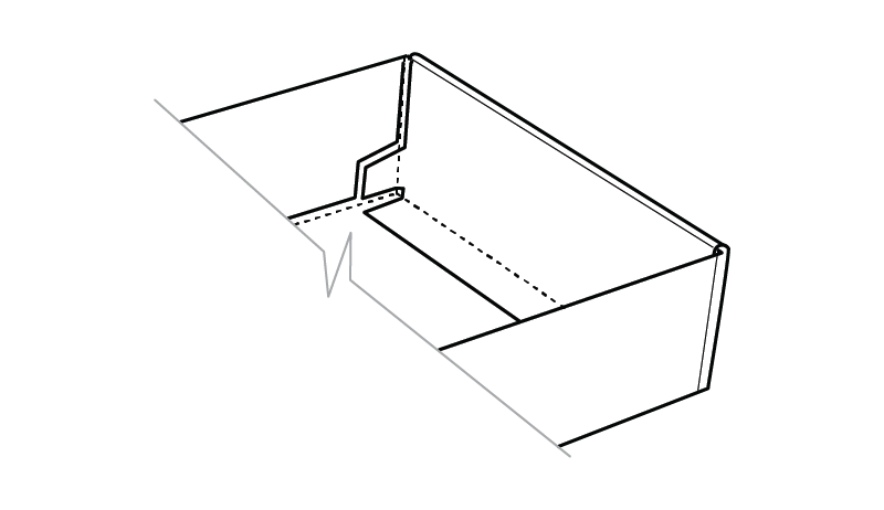 Double Glued Side Wall Tray